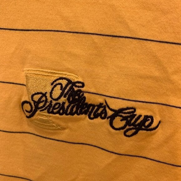 Bobby Jones long sleeve yellow stripe size xl - Picture 2 of 8